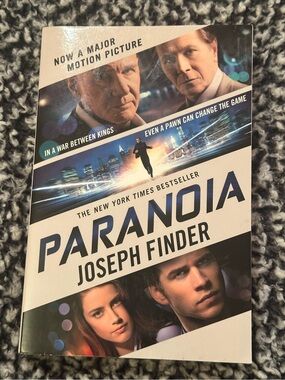 💥 $5 if bundled - Paranoia by Joseph Finder - Thriller Paperback Book NWT